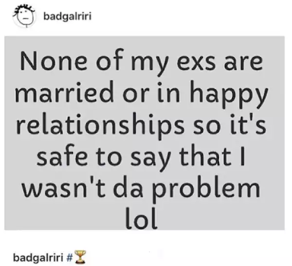 Rihanna Comes Hard At Her Exes... Lol!! 